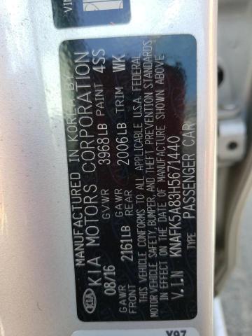 KIA FORTE LX 2017 KNAFK5A83H5671440 Image 12