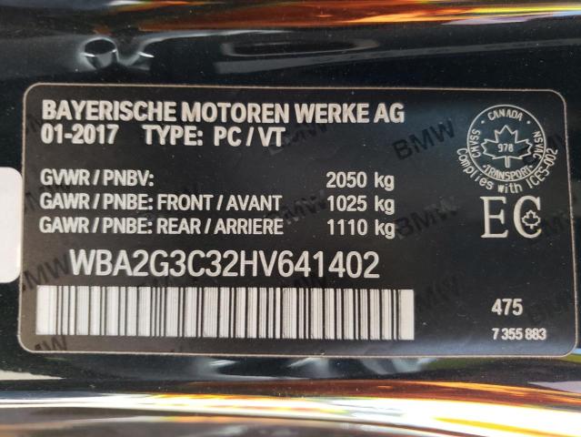2017 BMW M240XI - WBA2G3C32HV641402