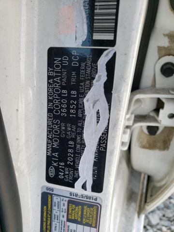 KNADM4A34H6015385 KIA RIO LX