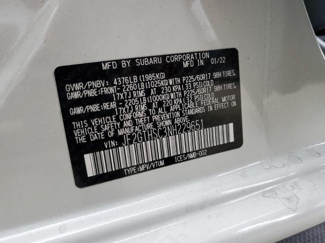 JF2GTHSC3NH229651 Subaru Crosstrek Sport