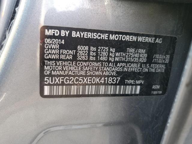 5UXFG2C5XE0K41837 2014 BMW X6 - Image 13