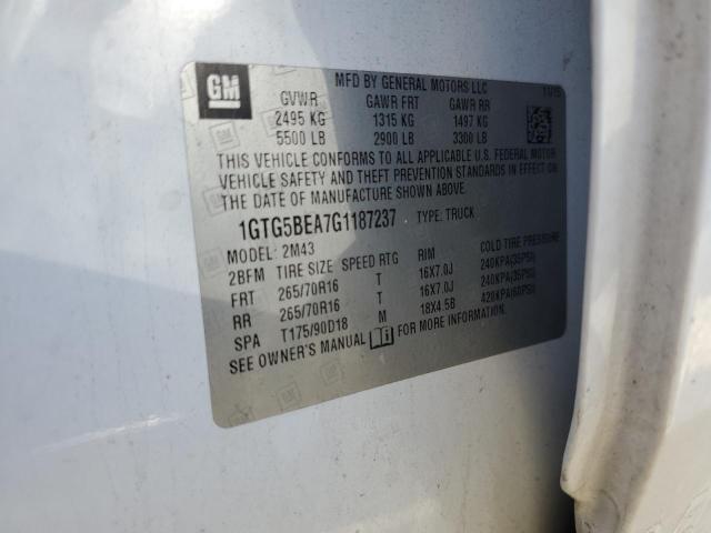 1GTG5BEA7G1187237 GMC CANYON