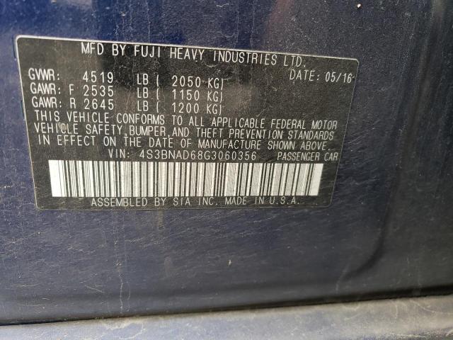 4S3BNAD68G3060356 Subaru Legacy 2.5i Premium
