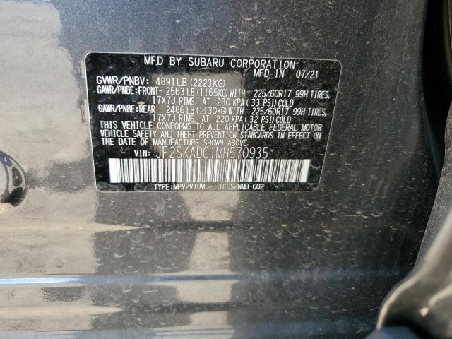JF2SKADC1MH570935 Subaru Forester
