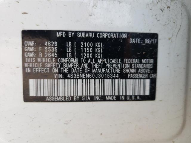 4S3BNEN60J3015344 Subaru Legacy 3.6r Limited
