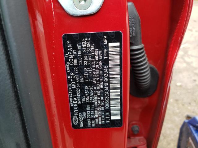 2022 HYUNDAI KONA N LIN - KM8K3CA34NU903046
