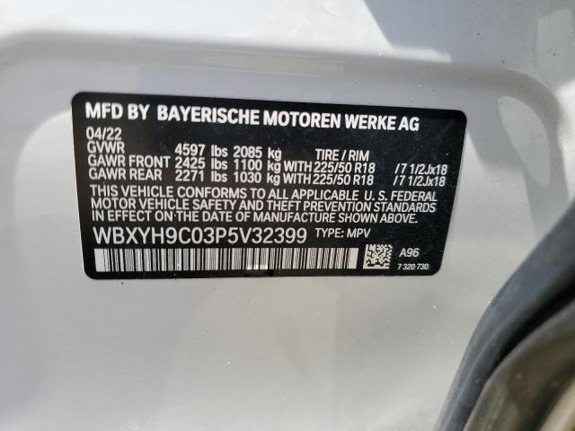 2023 BMW X2 SDRIVE2 WBXYH9C03P5V32399