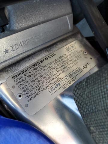 2007 APRILIA TUONO 1000 - ZD4RRTT157S000453