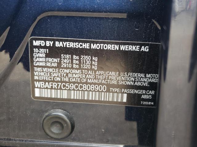 wbafr7c59cc808900 - 2012 Bmw 5 series i - #52383363