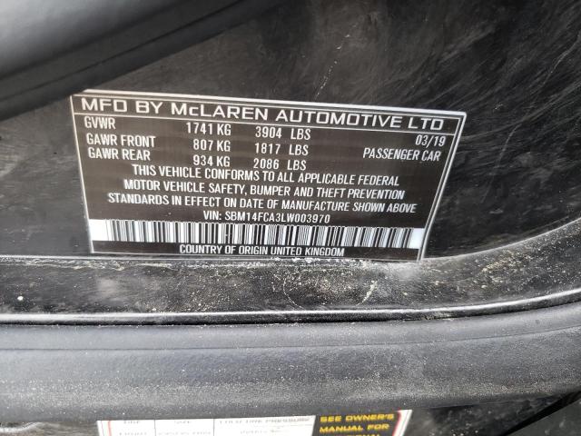 2020 MCLAREN AUTOMOTIVE 720S SBM14FCA3LW003970