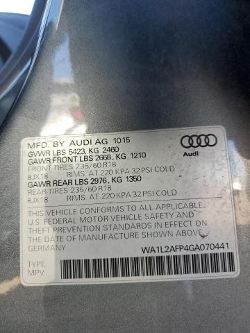 WA1L2AFP4GA070441 2016 AUDI Q5, photo no. 14