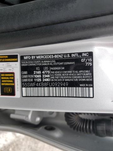 55SWF4KB8FU092949 Mercedes-Benz C 300 4matic
