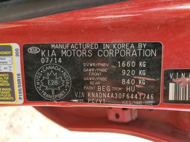 2015 KIA RIO EX - KNADN4A30F6441746