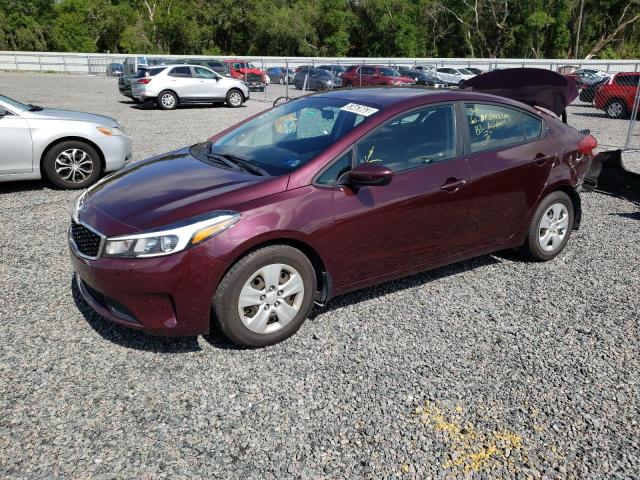 Salvage cars for sale from Copart Riverview, FL: 2018 KIA Forte LX