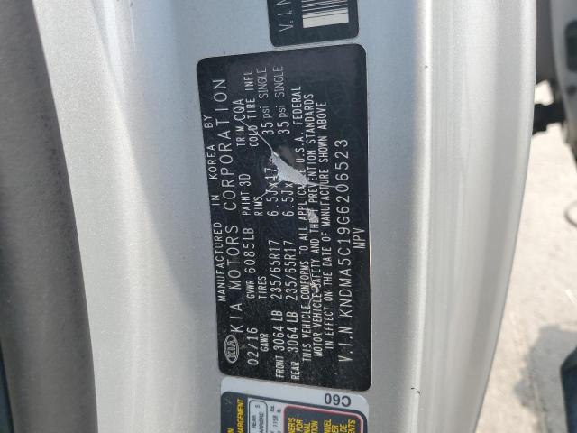 2016 KIA SEDONA L - KNDMA5C19G6206523