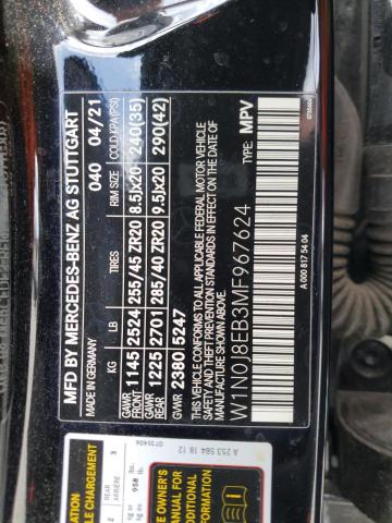 W1N0J8EB3MF967624 Mercedes-Benz Glc Coupe 300 4matic