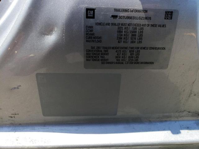 3GTU9BED1LG219676 GMC Sierra K1500 Sle