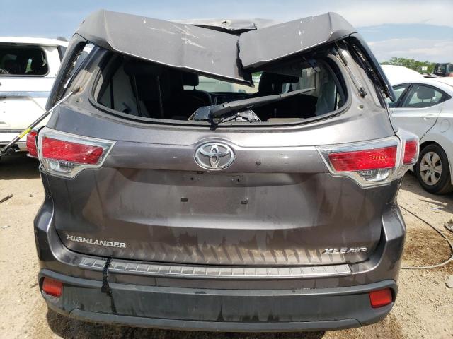 VIN 5TDJKRFH2ES035420 2014 Toyota Highlander, Xle no.6