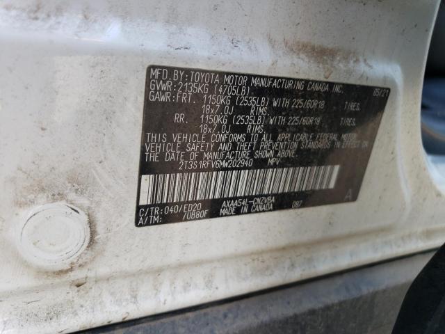 2021 TOYOTA RAV4 TRD O - 2T3S1RFV6MW202940