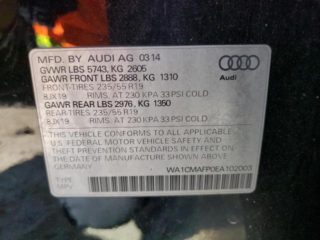 VIN WA1CMAFP0EA102003 2014 Audi Q5, Tdi Premium Plus no.13