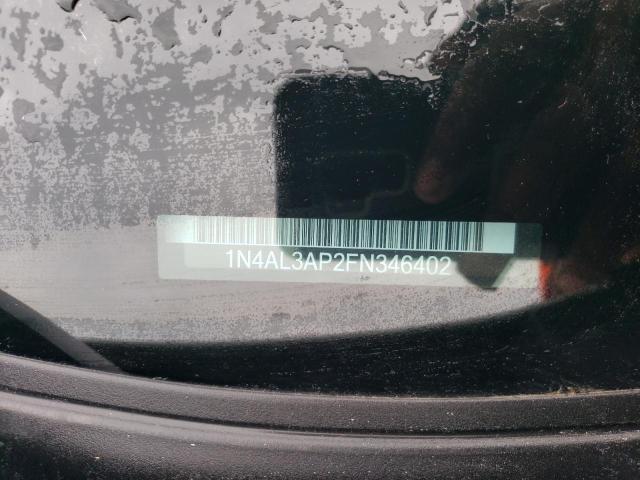 1N4AL3AP2FN346402 Nissan ALTIMA 2.5