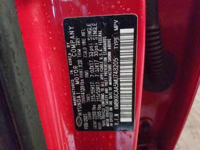 2021 HYUNDAI KONA SEL P - KM8K6CAA5MU748205