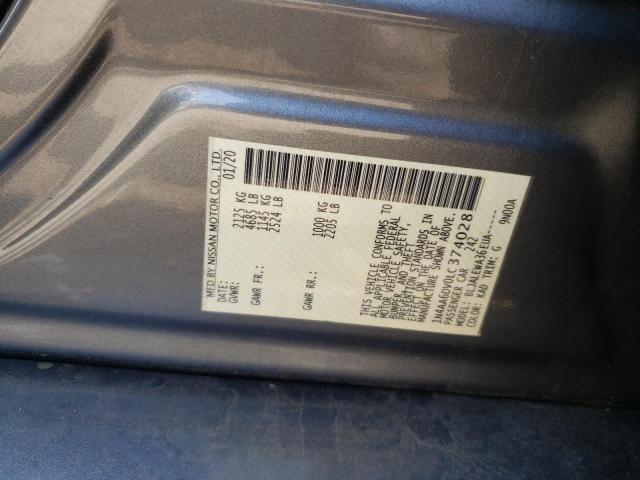 2020 NISSAN MAXIMA SL - 1N4AA6DV0LC374028