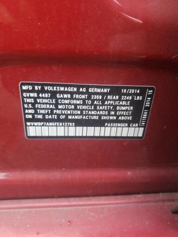 2015 VOLKSWAGEN CC SPORT - WVWBP7AN5FE812753