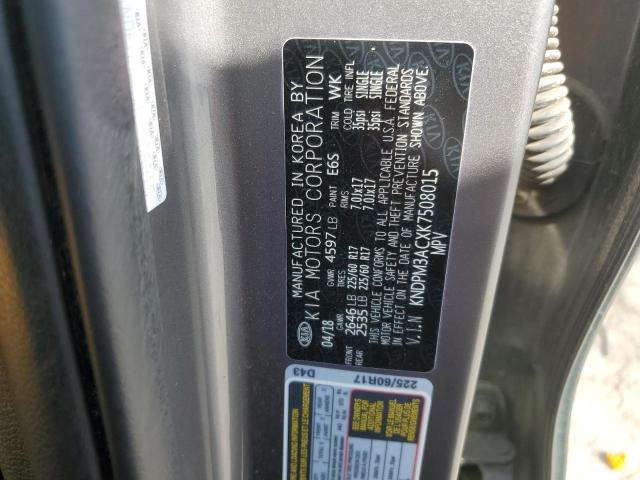 KNDPM3ACXK7508015 KIA Sportage Lx
