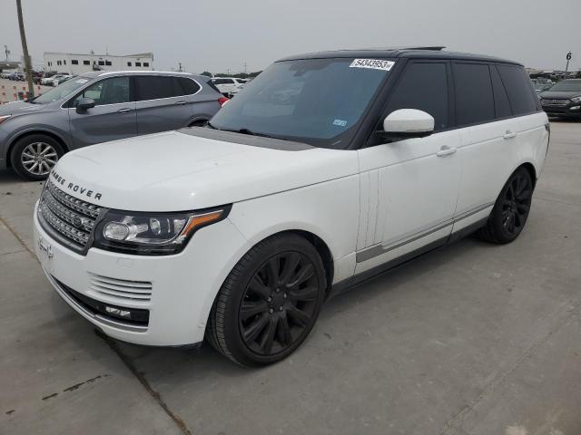 Salvage cars for sale at Grand Prairie, TX auction: 2014 Land Rover Range Rover Supercharged