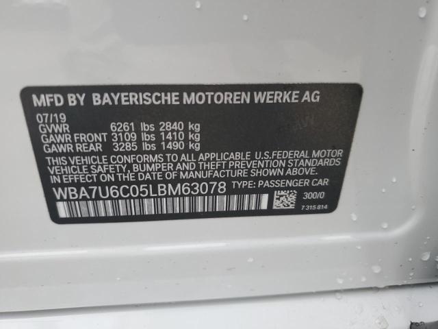 2020 BMW M760 XI - WBA7U6C05LBM63078