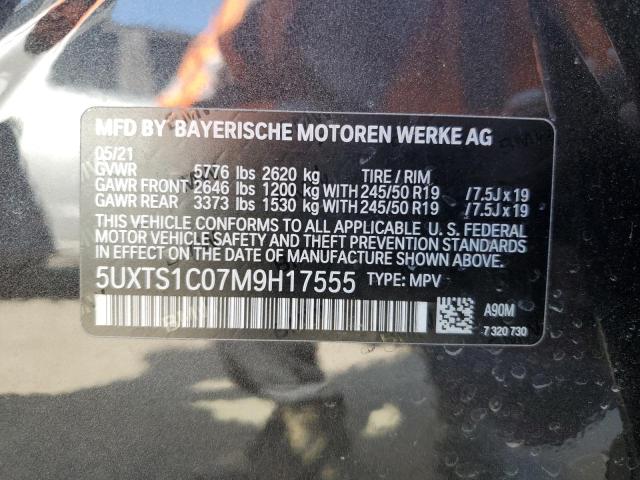 5UXTS1C07M9H17555 2021 BMW X3, photo no. 14