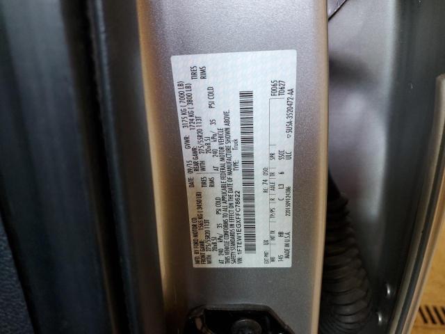 1FTEW1EGXFFC78622 Ford F150 Supercrew