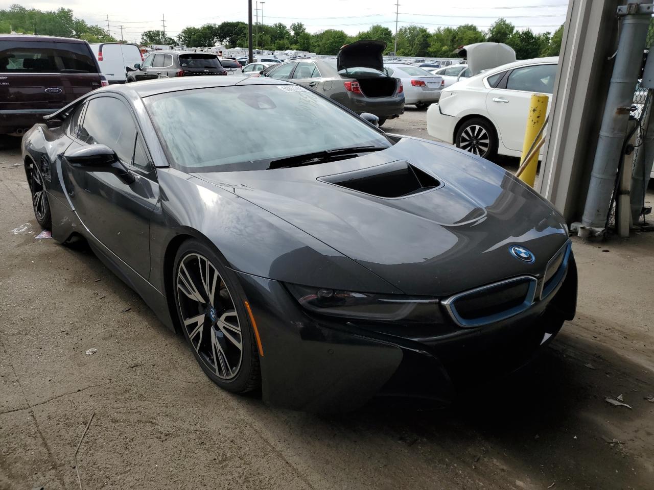 WBY2Z2C54FV392511 2015 BMW I8 at IN - Fort Wayne, Copart lot 53033563