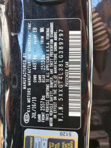 5XXGT4L38LG389797 KIA Optima Lx