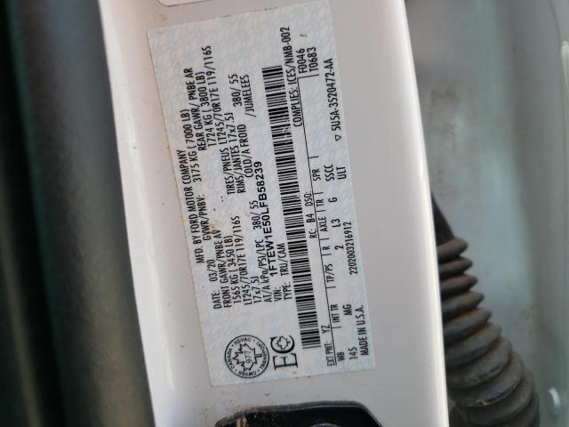 1FTEW1E50LFB58239 Ford F150 Supercrew