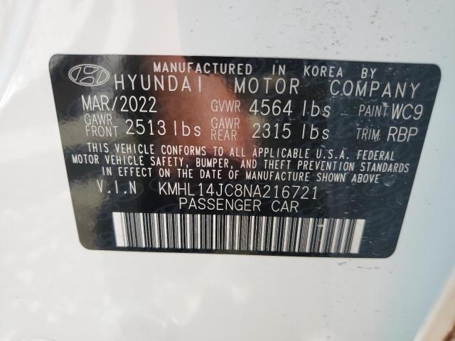2022 HYUNDAI SONATA N L - KMHL14JC8NA216721