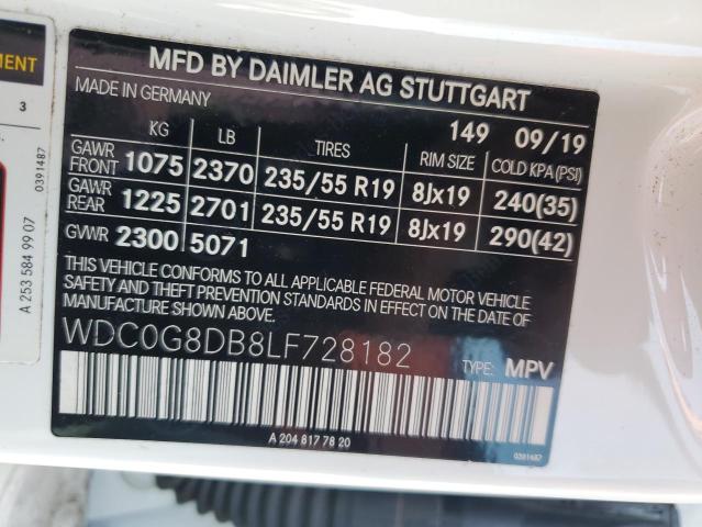 WDC0G8DB8LF728182 Mercedes-Benz GLC 300