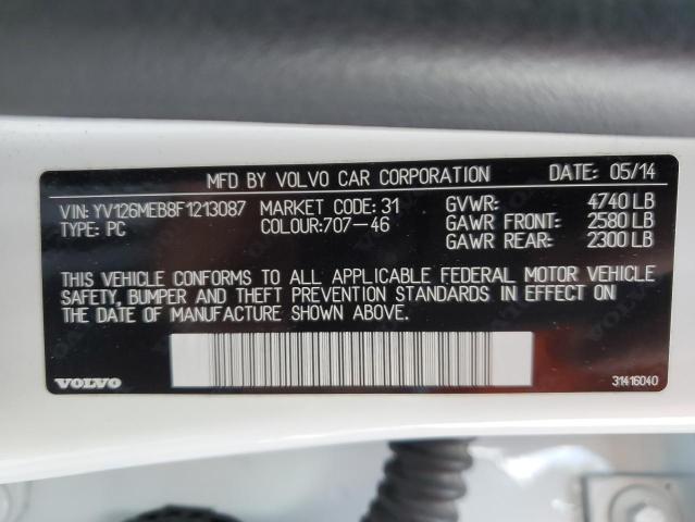 YV126MEB8F1213087 Volvo V60 Premier