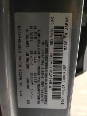 JM1BM1W7XE1148584 Mazda 3 Grand Touring