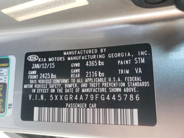 5XXGR4A79FG445786 KIA OPTIMA SX