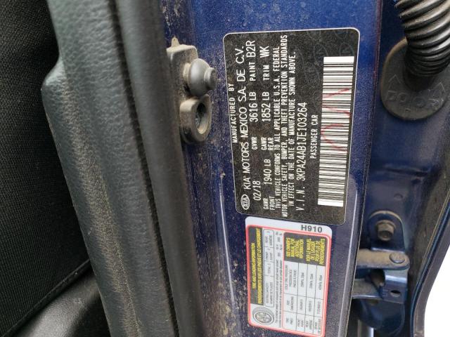 3KPA24AB1JE103264 KIA RIO LX