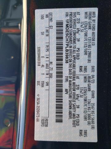 1FMDE5CH7PLB39838 Ford Bronco Base