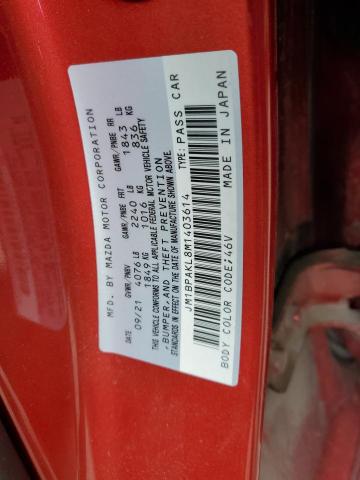 JM1BPAKL8M1403614 Mazda 3 SELECT