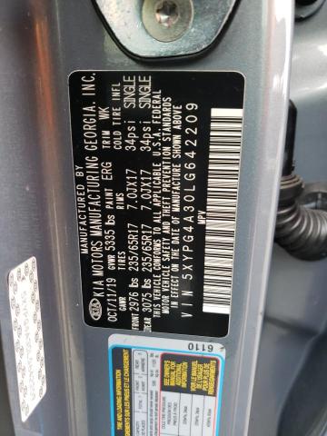 5XYPG4A30LG642209 KIA SORENTO L