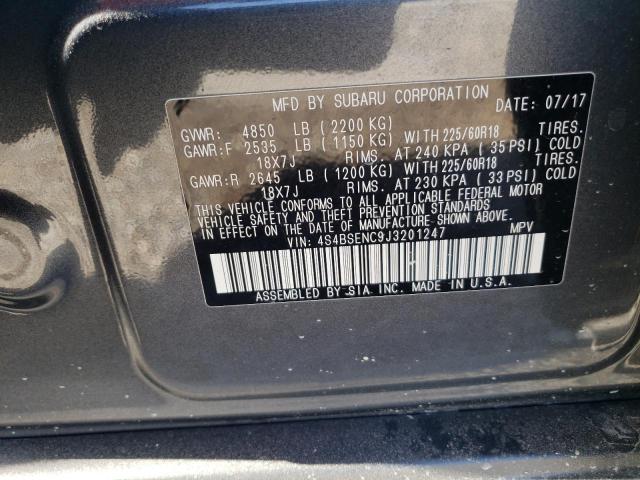 4S4BSENC9J3201247 Subaru Outback 3.6r Limited