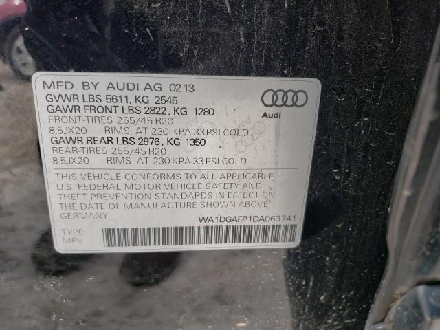 VIN WA1DGAFP1DA063741 2013 Audi Q5, Premium Plus no.12