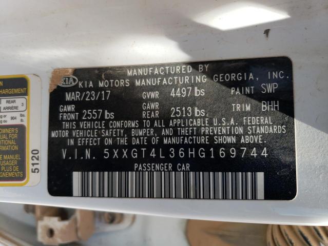 5XXGT4L36HG169744 KIA Optima Lx