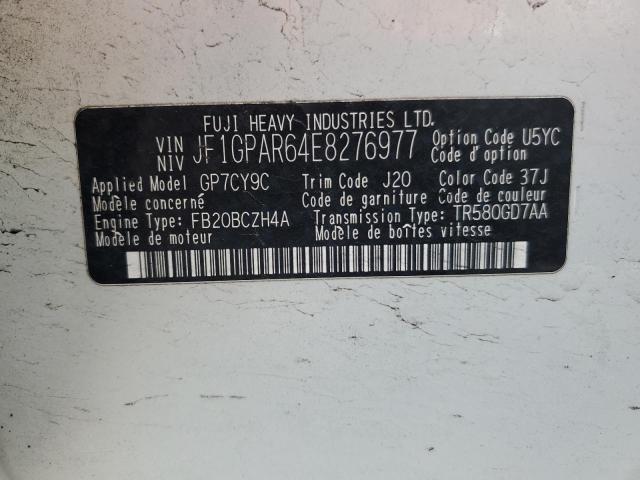 JF1GPAR64E8276977 Subaru Impreza Sport Limited