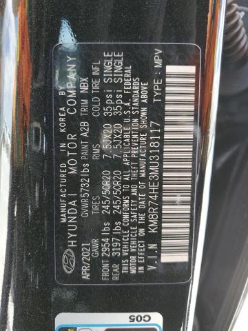 2021 HYUNDAI PALISADE C - KM8R74HE3MU318117